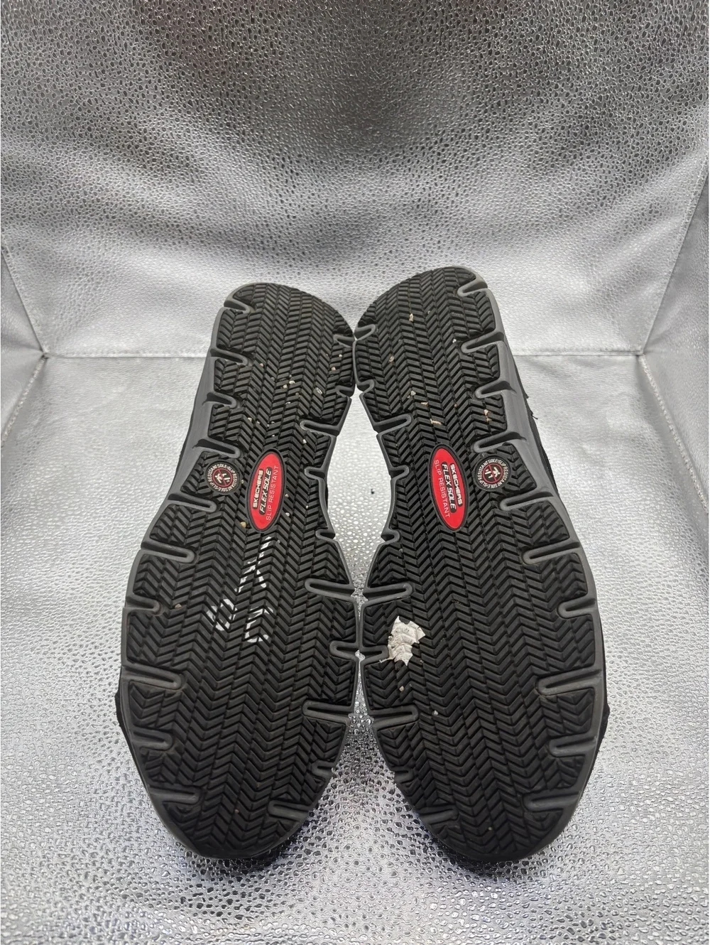 Sketchers synergy ekron triple black  work shoes